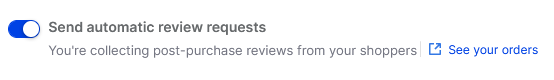 Send automatic review requests